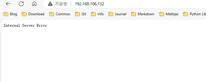 7.png|图 2: systemd 的配置文件中，不指定 User 会报 Internal Server Error 错误